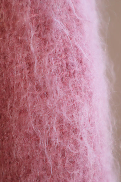 80s Irish Pink Mohair Coat