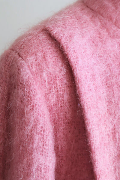 80s Irish Pink Mohair Coat