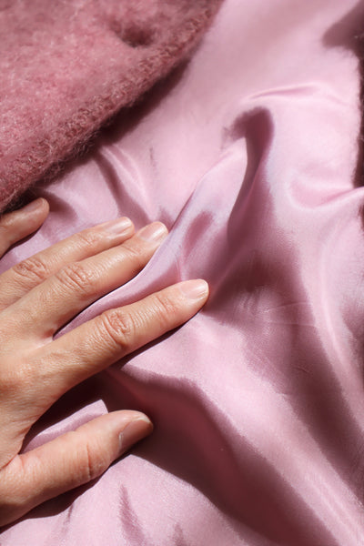 80s Irish Pink Mohair Coat