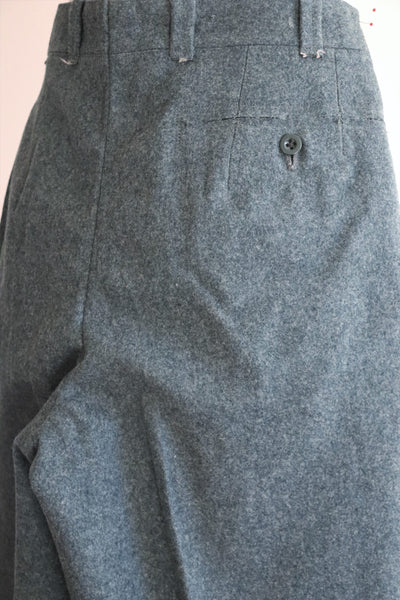 1980s Deadstock Swiss Army Wool Pants