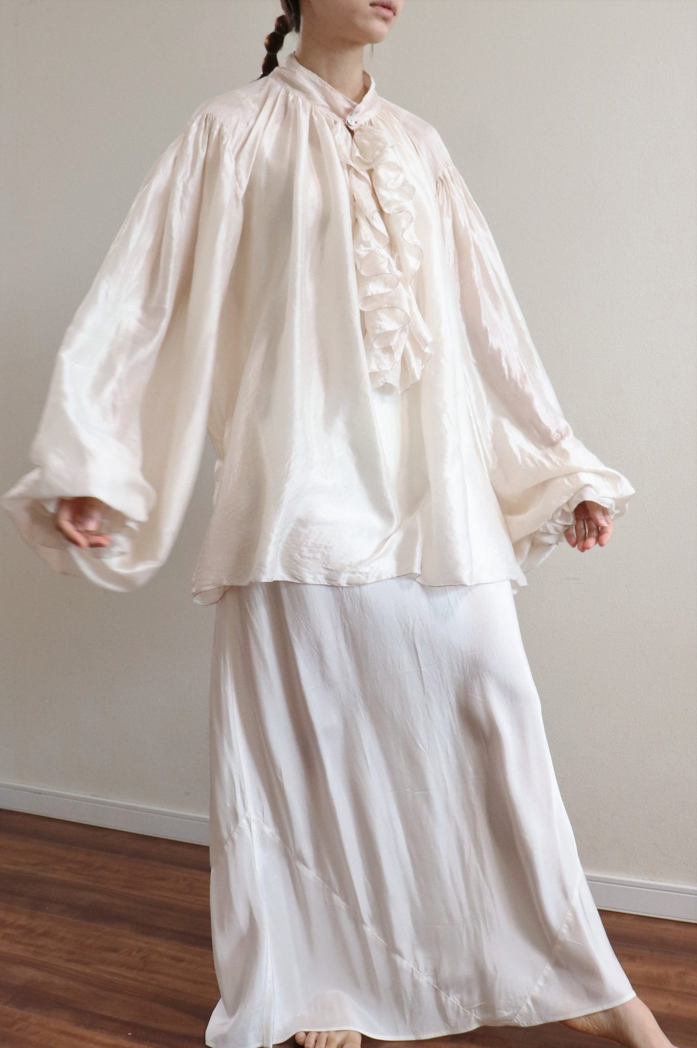 19th Pure Silk Big Shirt