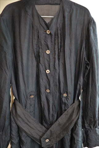 1910s Black Silk Dress