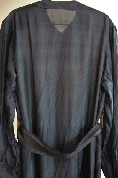 1910s Black Silk Dress