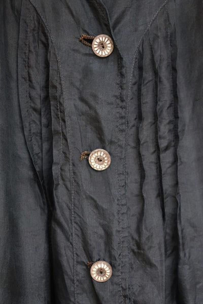 1910s Black Silk Dress