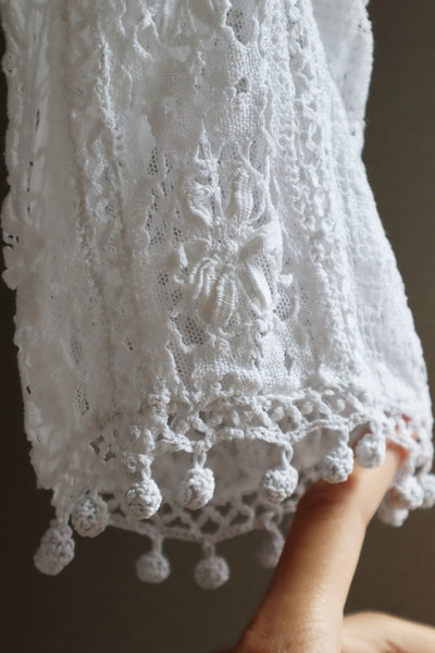 1900s Bobbin Lace Braided Blouse