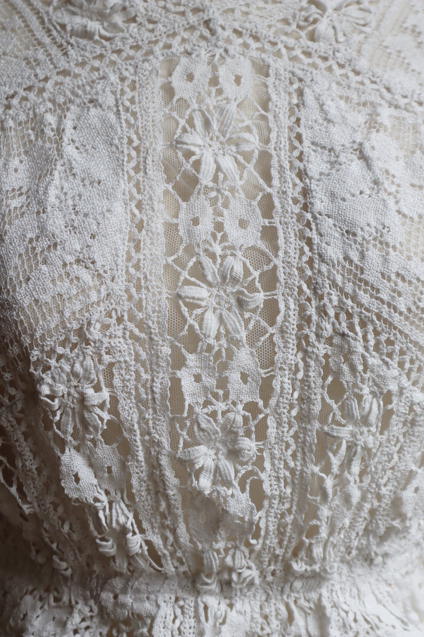 1900s Bobbin Lace Braided Blouse