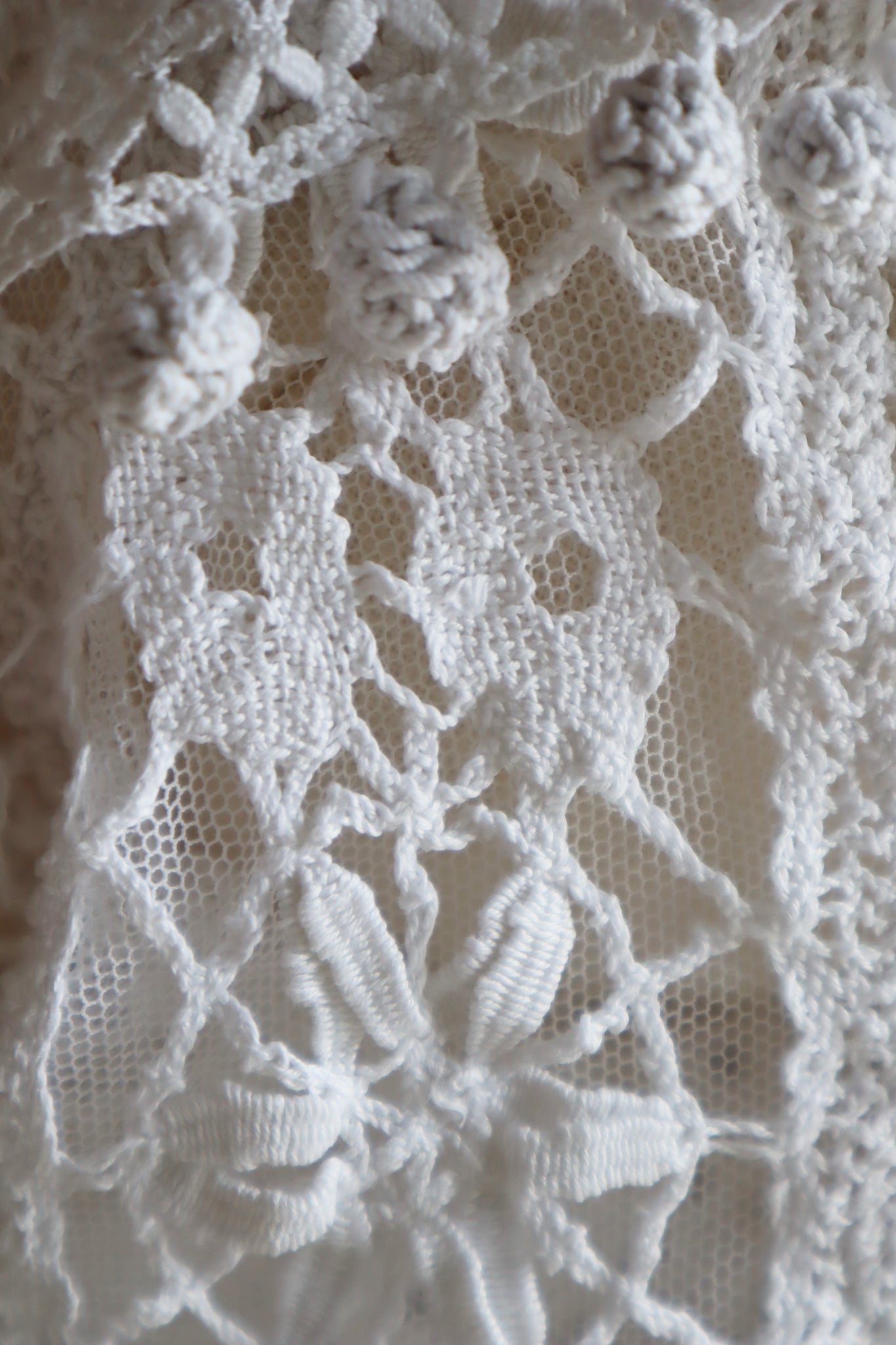 1900s Bobbin Lace Braided Blouse