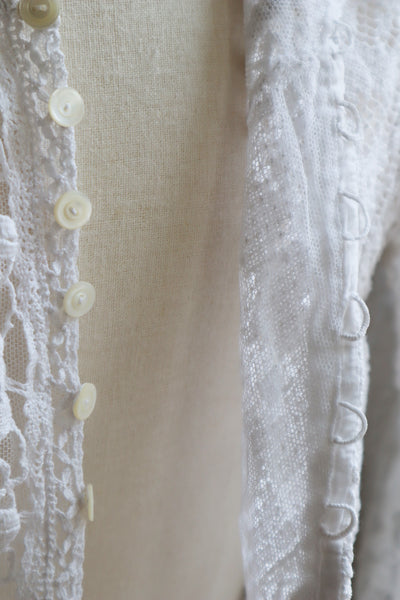 1900s Bobbin Lace Braided Blouse