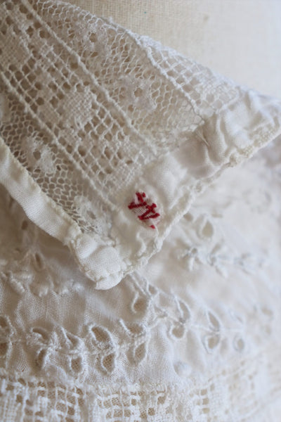 1900s Antique Victorian Linen Blouse