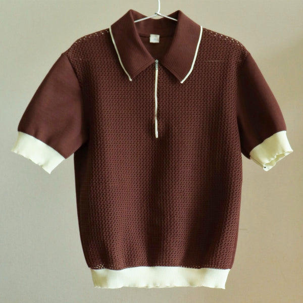 60s Knit Polo Shirt