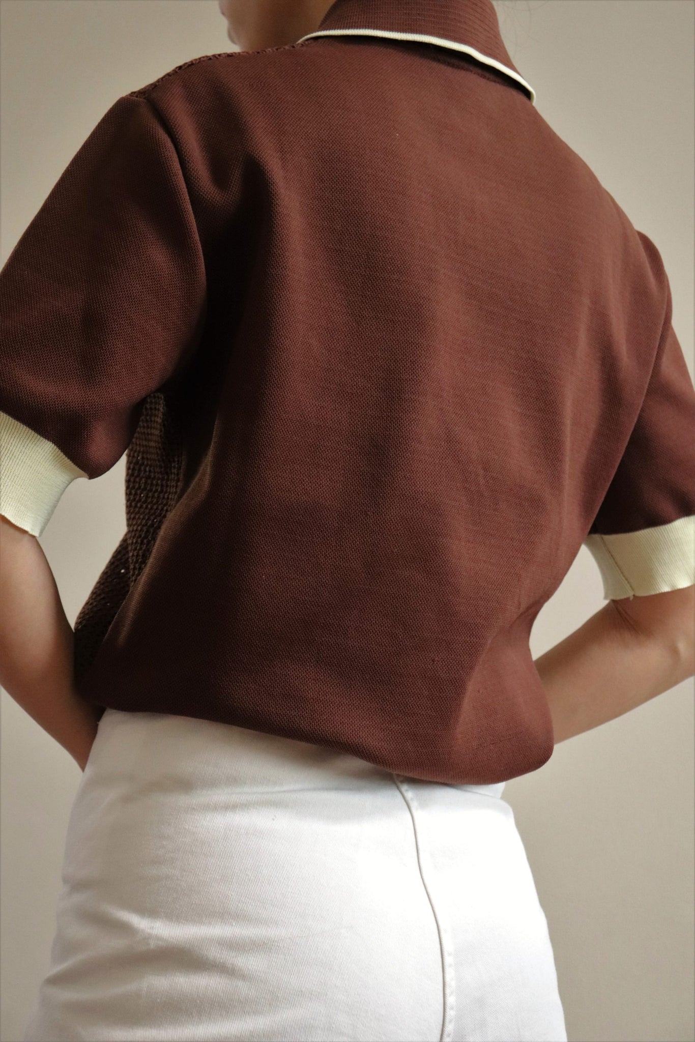 60s Knit Polo Shirt