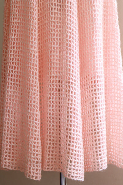 70s Mohair Crochet Long Skirt