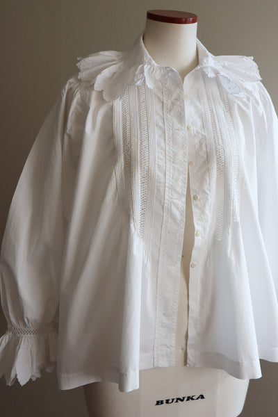 1900s Drone Work Lace Blouse