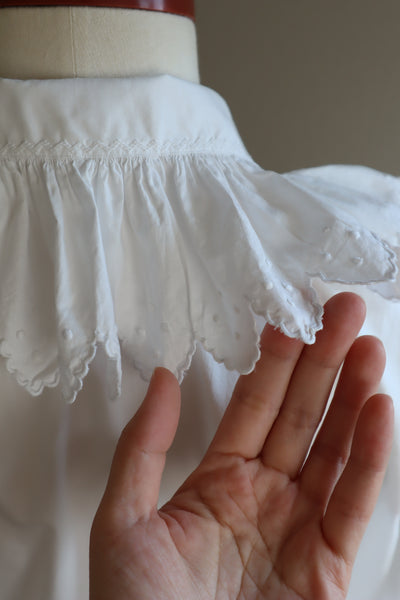 1900s Drone Work Lace Blouse