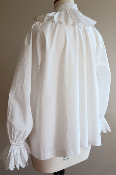 1900s Drone Work Lace Blouse
