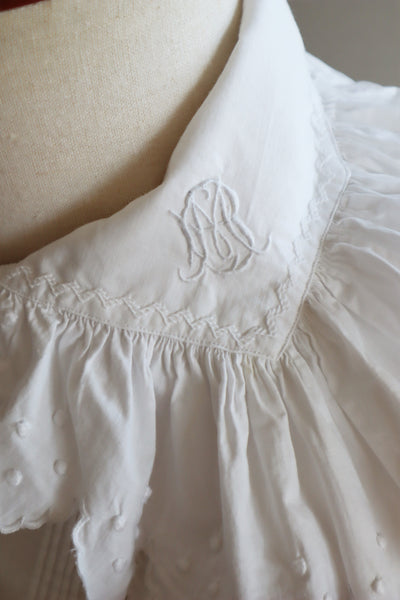 1900s Drone Work Lace Blouse