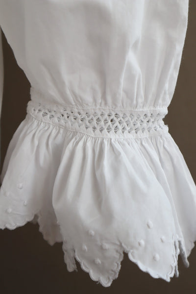 1900s Drone Work Lace Blouse