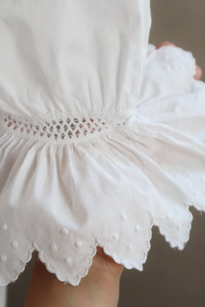 1900s Drone Work Lace Blouse