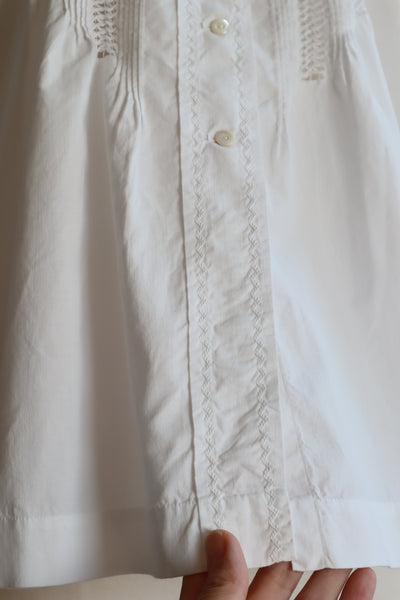 1900s Drone Work Lace Blouse