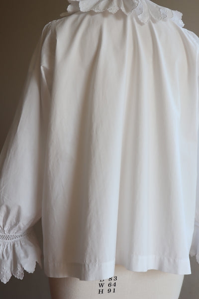 1900s Drone Work Lace Blouse