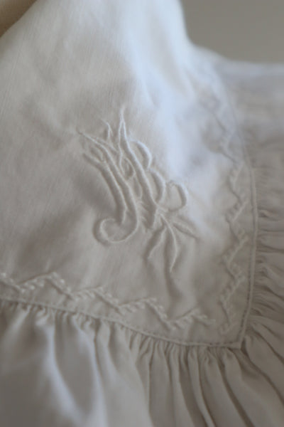 1900s Fine Jagged Scalloped Blouse