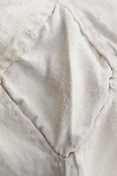 1940s Homespun Linen Romanian Blouse Blue And Ivory Hand Embroidery