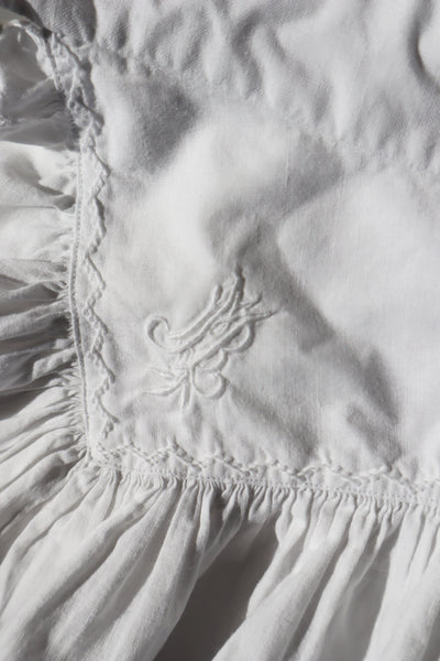 1900s Fine Jagged Scalloped Blouse