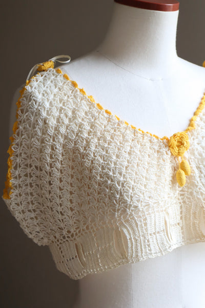 1920s Crochet Cami Top
