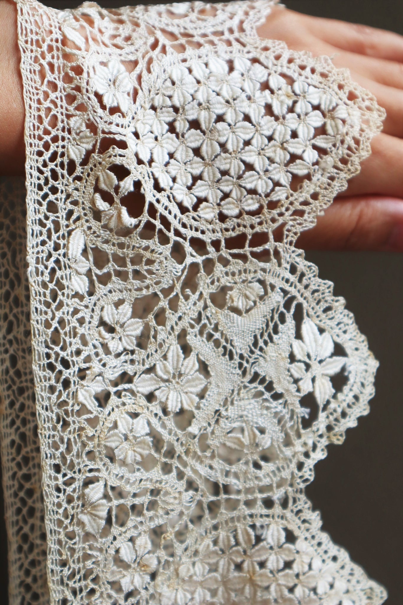 1900s Silk Maltese Lace