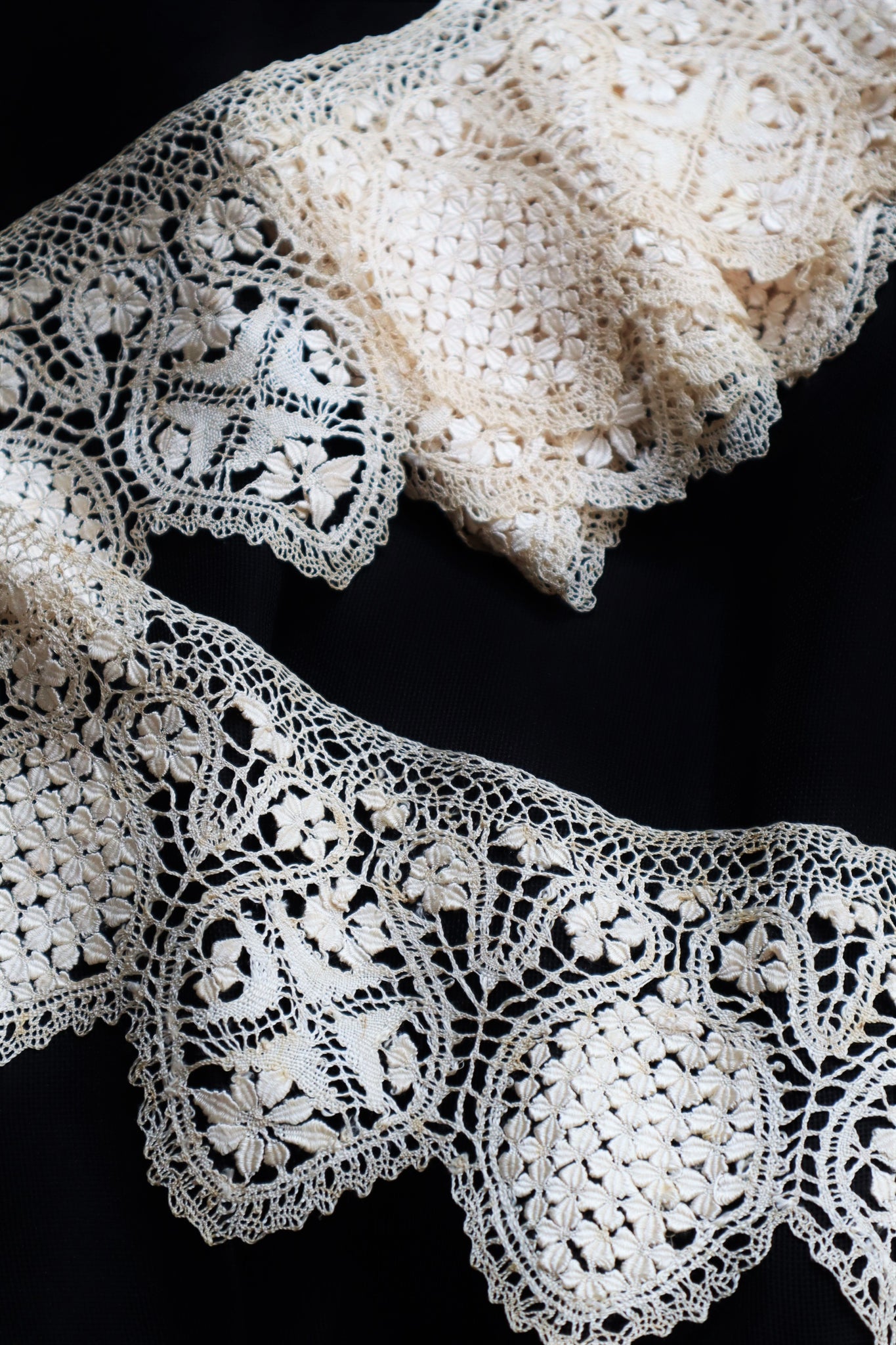 1900s Silk Maltese Lace