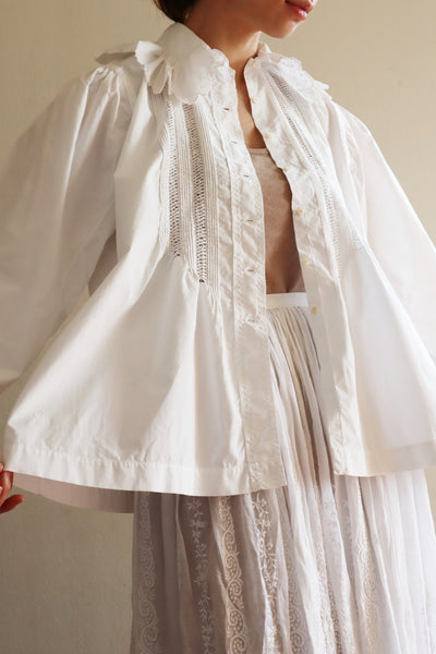 1900s Drone Work Lace Blouse