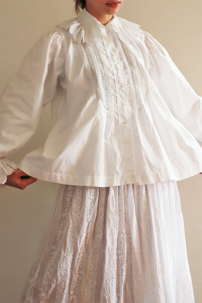 1900s Drone Work Lace Blouse