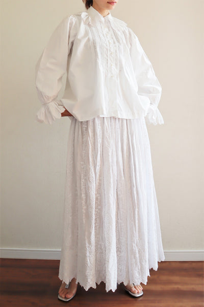 1900s Drone Work Lace Blouse