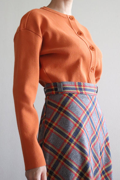 Vintage Orange Sweater