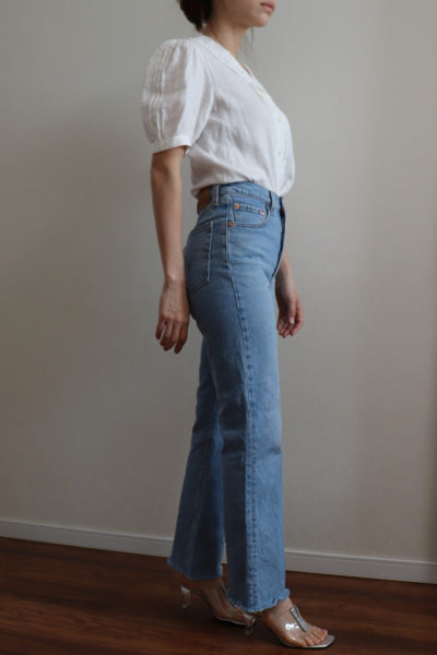 Levi's Premium Ribcage Crop Flare Pants