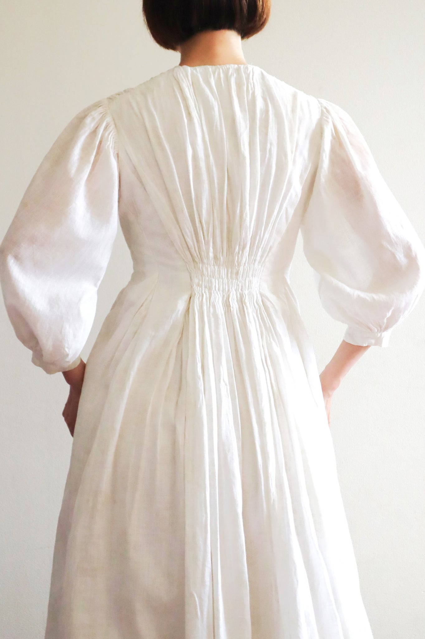 1870s Victorian Wrapper Dress