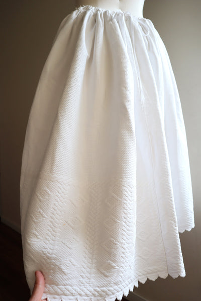 1910s Brushed Cotton Skirt
