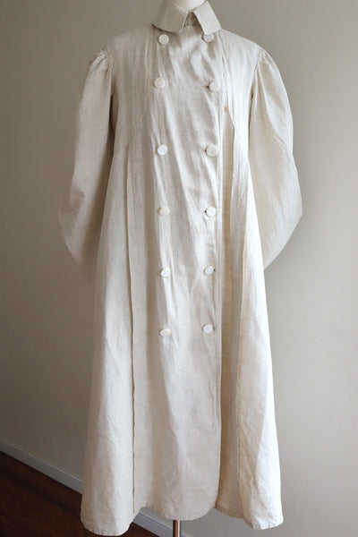 1900s Linen Duster Coat