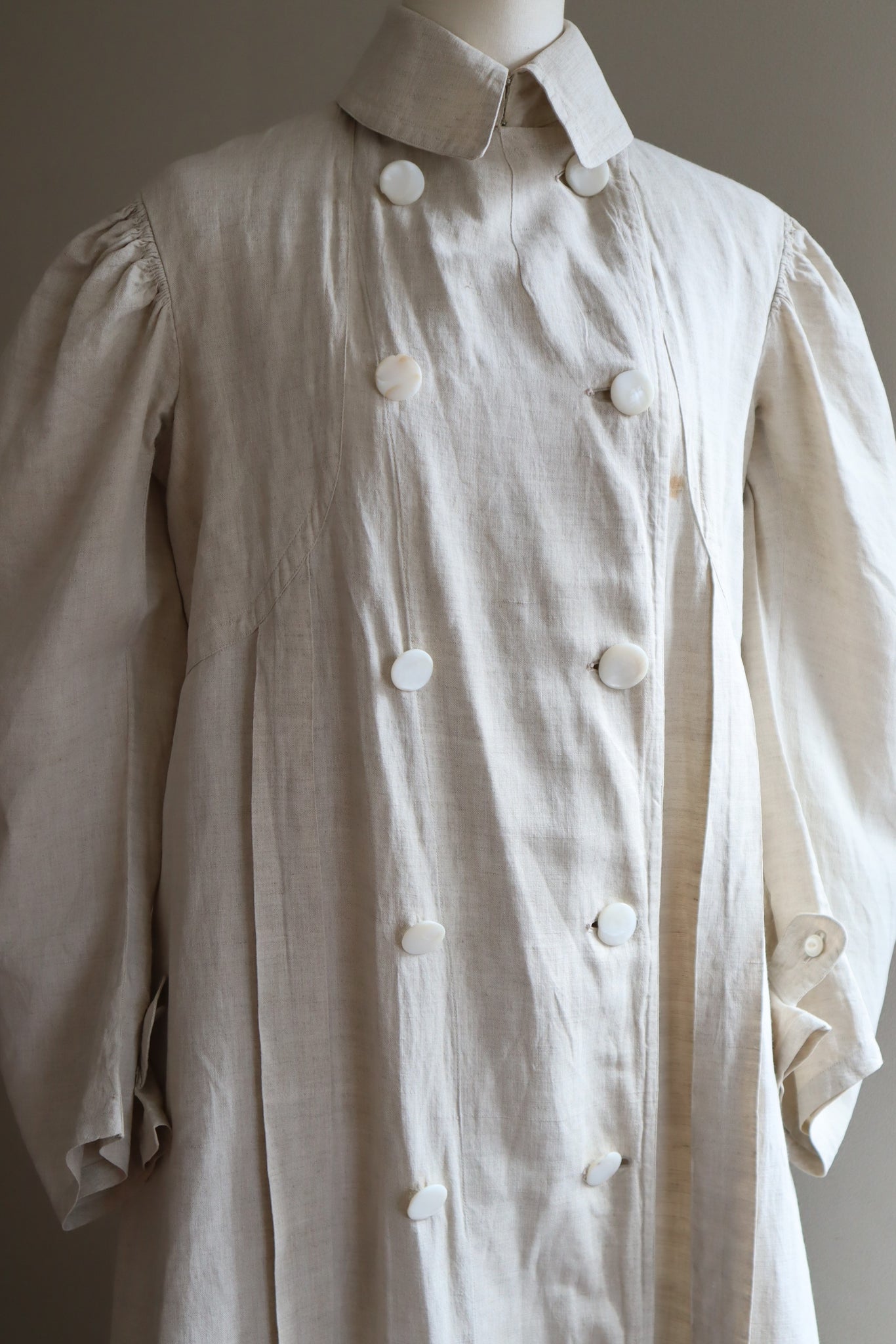 1900s Linen Duster Coat