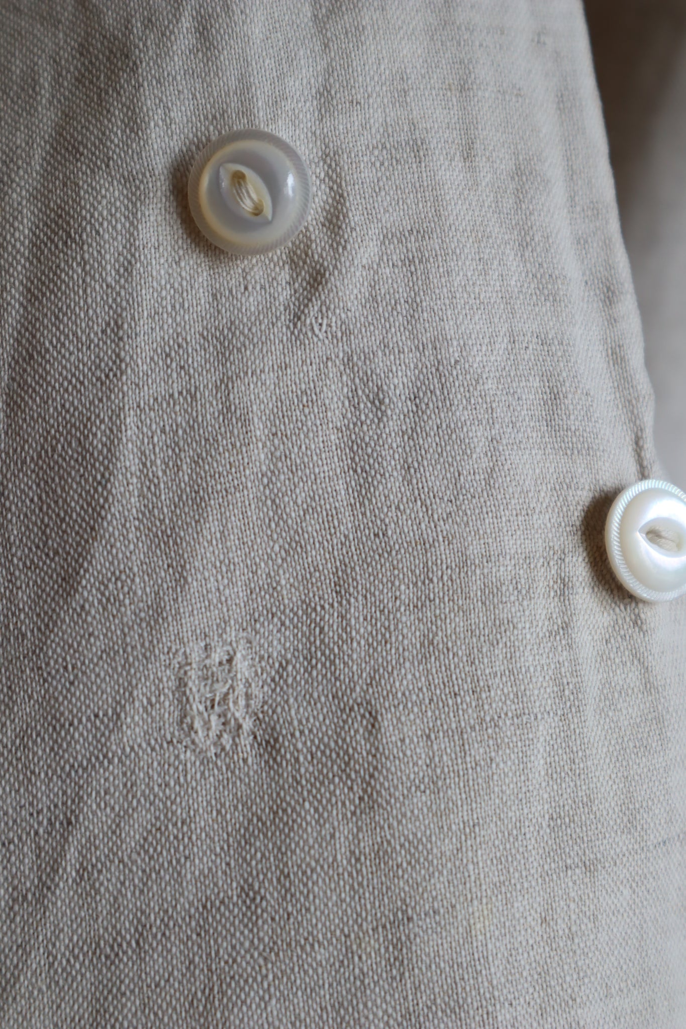 1900s Linen Duster Coat