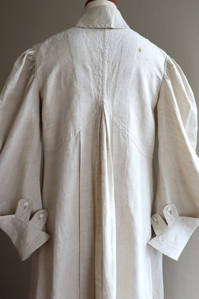 1900s Linen Duster Coat