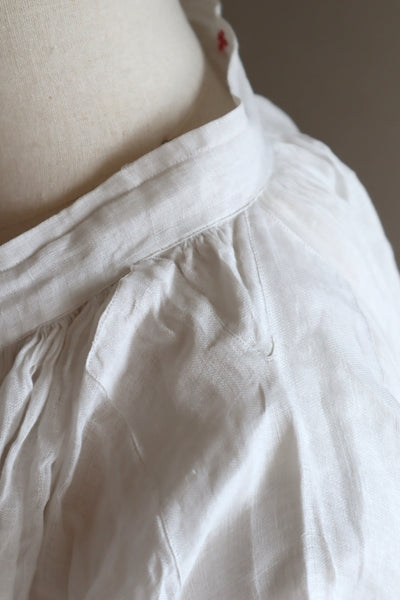 1900s Floral Lace Linen Church Dress