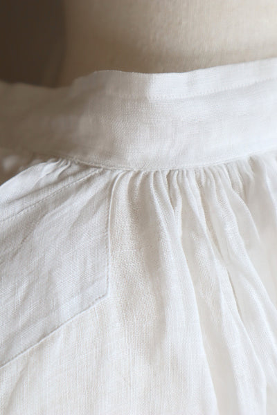 1900s Floral Lace Linen Church Dress