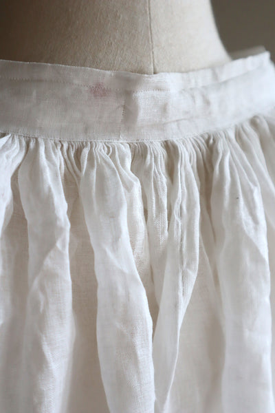 1900s Floral Lace Linen Church Dress
