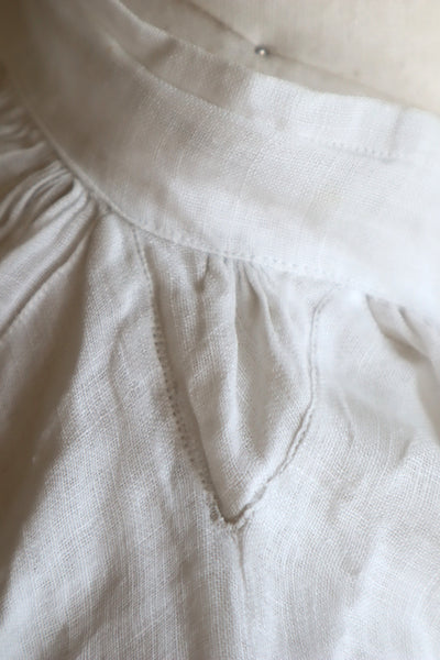 1900s Floral Lace Linen Church Dress