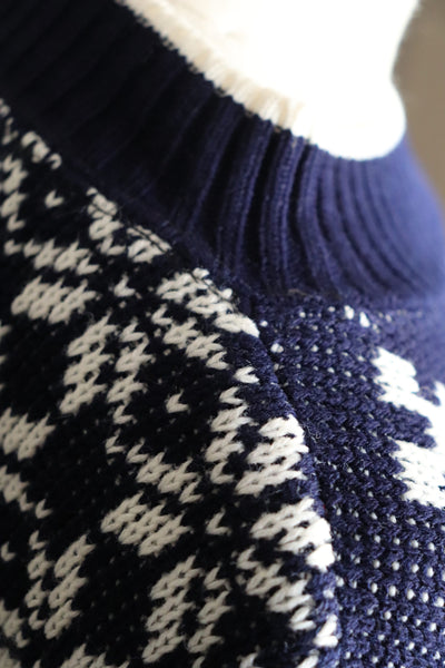 80s USA Snowflake Sweater