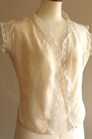 1920s Silk Blouse