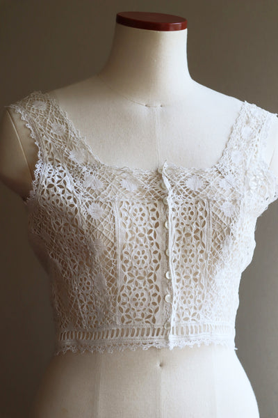 1900s All Lace Corset Cover