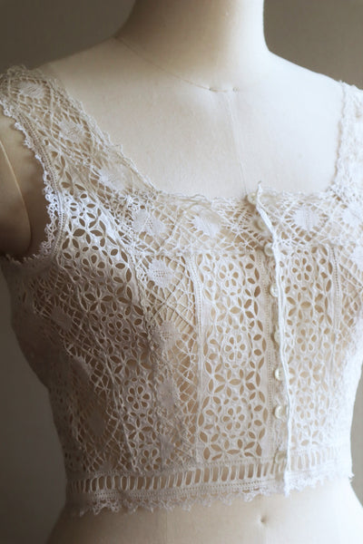 1900s All Lace Corset Cover