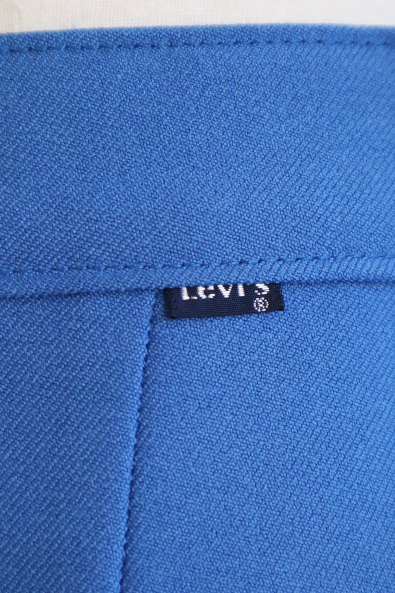 70s Levi's Center Press Pants Blue